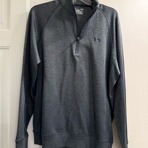 LG Men's Dark Gray Zip Up Sweater